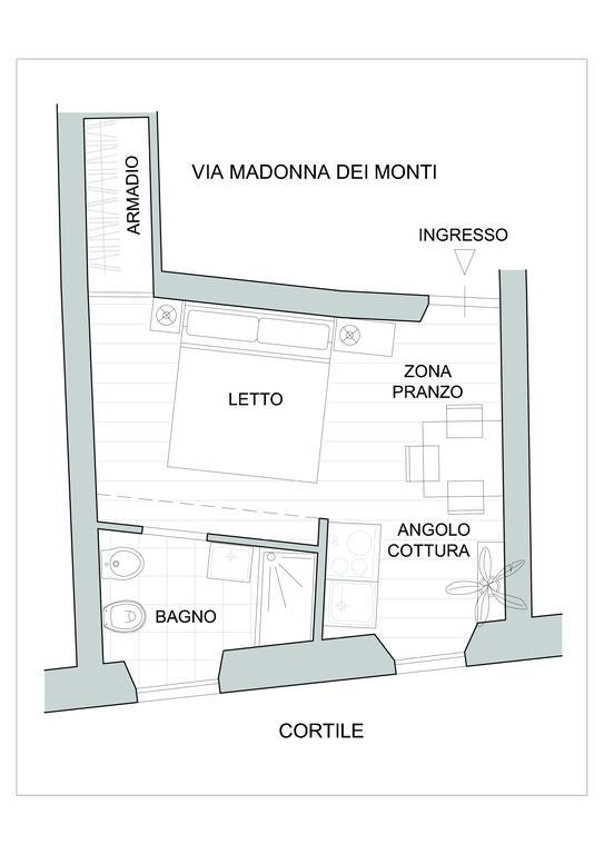Madonna Dei Monti Apartment Rome Bagian luar foto